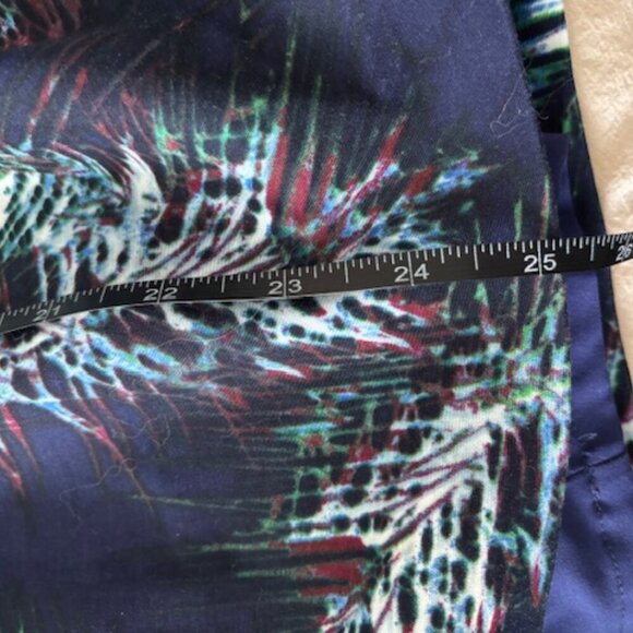 Club Monaco Peacock Feather Strapless Mini Dress size 4 - Picture 7 of 7